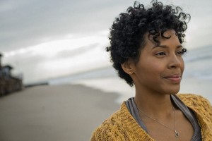 Portrait of mid adult woman on beach