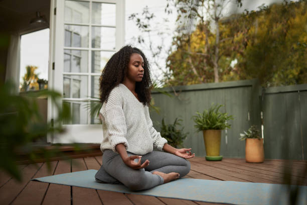 Meditation - black woman