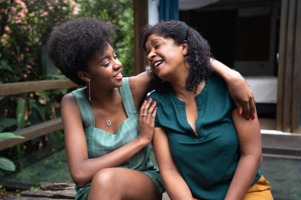 Black Mother and Teenage Daughter